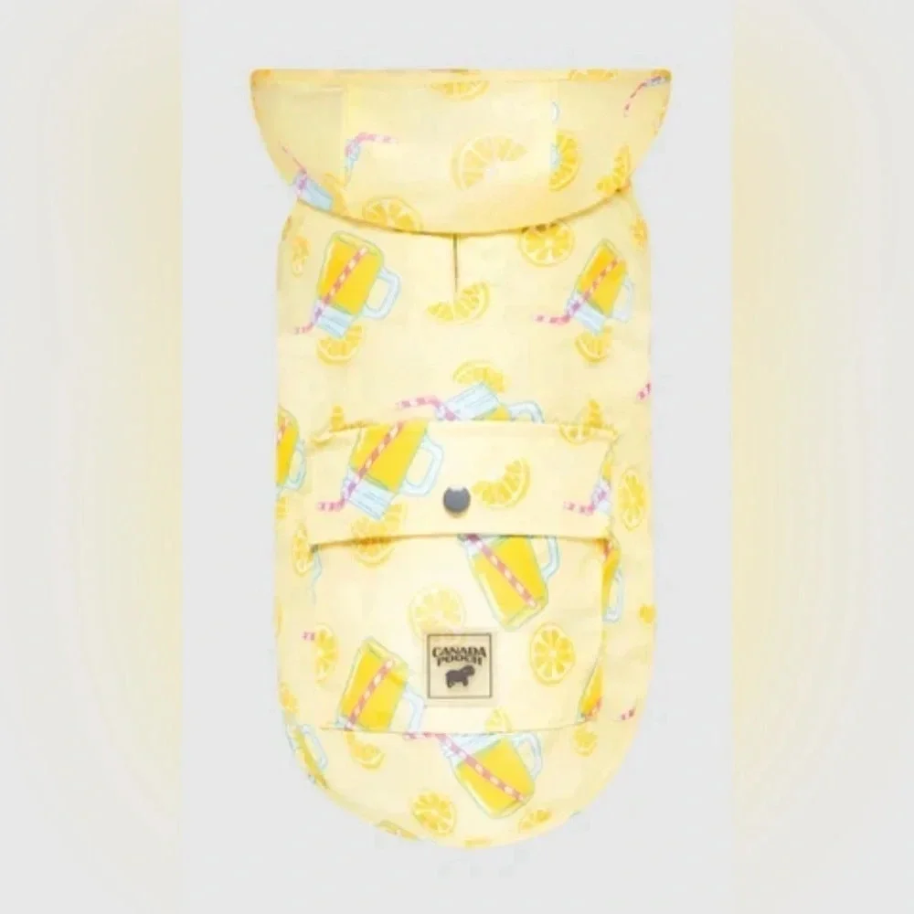 Canada Pooch Poncho Lemonade NWT